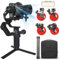 FeiyuTech SCORP Mini 2 Kit Estabilizador de Cámara con AI Tracker, Luz de Relleno,Todo en Uno Estabilizador Gimbal para Sony/Canon/Nikon/Panasonic/Cámara de Acción/Smartphone, Vo con Bolsa, Pértiga