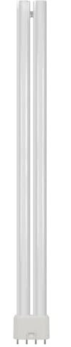 Crompton Lamps LED PLL 18W 2G11 Single Turn L-Type Direct to Mains (36W Equivalent) 3000K Warm White Opal 2200lm 4-Pin Push Fit Light Bulb
