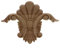 Vsadsau Holzfiguren im Vintage-Stil, geschnitzte Blumendekoration, Holzfiguren, 17 x 12 cm, XXL