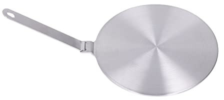 Diffusore di calore della cucina Vomeko, adattatore a induzione in acciaio inossidabile, piastra di pentola a induzione a calore per cucina (24#)