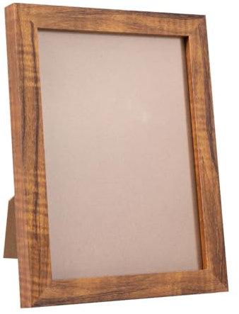 harayaa Holzpuzzle Rahmen Fotorahmen Posterrahmen 7.09inchxx9.06inch für Hausgebäudegeschenke, Dunkel