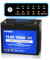 DCHOUSE Batterie LiFePO4 12V 100Ah pour moteurs de pêche à la traîne avec indicateurs d'état SOC, Bluetooth et coupure basse température, BMS intelligent 100A,jusqu'à 15000 cycles pour camping-car