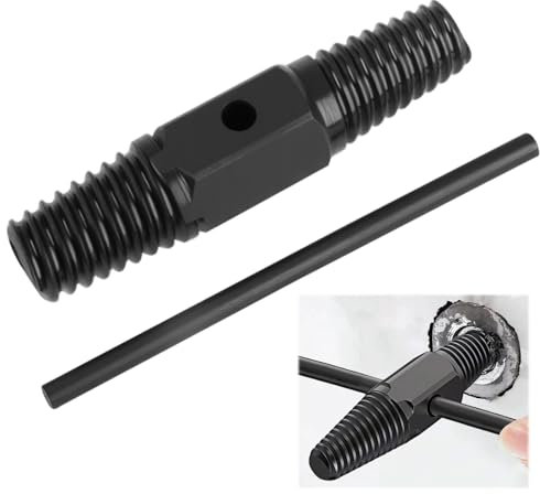 Extracteur De Vis à Double Tête 1/2 et 3/4 Pouces, Extracteur De Vis Pour Tuyaux, Extracteur De Filet, Outil De Retrait De Vis Pour Tuyaux Et Vis Défectueuses