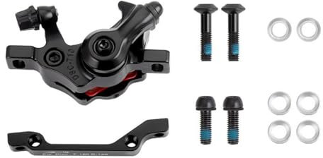 NVOQILIN Mechanischer Scheibenbremssattel für Mountainbikes, Linienziehbremsen, vorne und hinten, Bremssattel für klappbare Rennräder