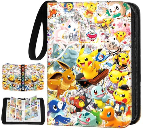 Sammelalbum für Karten, Sammelkarten Album 50 Seiten 400 Karten Kapazität,Geschenke für Sammler und Kinder.