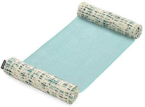 Bestway Everluxe Pool Luftmatratze für 1 Person 122 x 65 x 15 cm, Poolsessel Schwimmliege mit ComfortCool Netz-Liegefläche, EPS-Perlen Auftrieb, schnelltrocknend UV-beständig, Verstellbarer Tragegurt