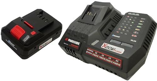 Parkside® 20V 12A Ladegerät PLGS 2012 + 20 V 4Ah Smart Akku - passend für die Serie X20V Team