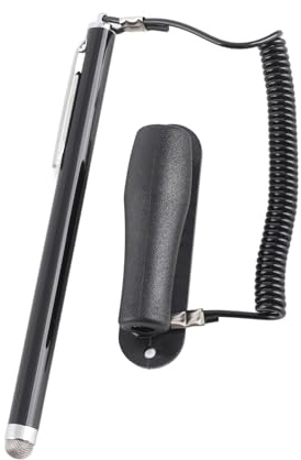 Tangxi Kapazitiver, Hochempfindlicher Schwarzer Metall-Touch-Stift für Mobiltelefone, GPS, Eingabestift für Tablets, Exquisiter Metall-Eingabestift für GPS, 1 X Kapazitiver Touchscreen-Stift