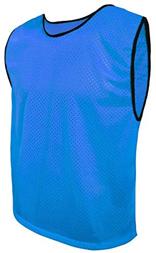 SPORTSBIBS Fußball Leibchen für Kinder und Erwachsene, Markierungshemd/Trainingsleibchen, ohne Logo, Team-Spiel Bibs, Kennzeichnungshemd Herren Damen Senioren Junioren, 8 Farben