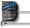 KADAX - Pala quitanieves con mango ergonómico, ancho de la hoja: 49 cm, hoja de plástico, pala para nieve, ideal para pequeñas y grandes cantidades de nieve, pala para quitanieves, estable, Negro