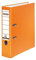 Original Falken PP-Color Kunststoff-Ordner. Made in Germany. 8 cm breit DIN A4 orange Ringordner Vegan Aktenordner Briefordner Büroordner Plastikordner Schlitzordner