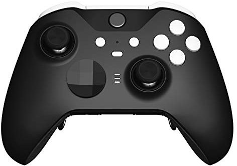 eXtremeRate Soft Touch White Replacement Buttons for Xbox One Elite Series 2 Model 1797, LB RB LT RT Bumpers Triggers ABXY Start Back Sync Profile Switch Keys for Xbox Elite Series 2 Core Controller