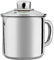 Galicja Ricky Casserole à induction pour cuisinière à gaz, à induction, grande casserole à induction, casserole en acier inoxydable, casserole à induction, 12 cm, 1,2 l