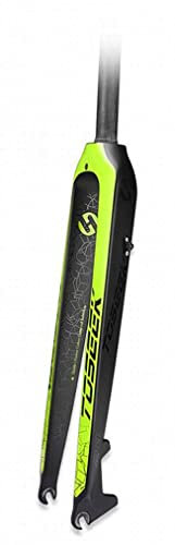 Forcella Ammortizzata 26 27.5 29 inch Leggero Fibra di Carbonio MTB Forcella Forcella di Sospensione Accessori Bicicletta Forcella Ammortizzata D,26 Inch