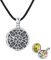 REDSUN Kompass Medaillon Halskette 925 Sterling Silber Mondstein Kette Keltisches Knoten Foto Medaillon Amulett Medallion mit Foto Kompass Schmuck für Herren Sohn Jungen Damen Geschenke