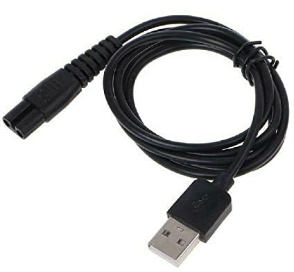 BODYA Electric Shaver USB Charging Cable Power Cord Charger Electric Adapter for Mijia, Black