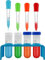 EQLEF Pipette Kinder, Reagenzgläser mit Ständer und Tropfpipetten für kreative wissenschaftliche Experimente, Kinder,pädagogisches Spielzeug, wissenschaftliche Kits für Zuhause (blau)