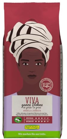 Rapunzel Heldenkaffee Viva, ganze Bohne, 1kg (1)