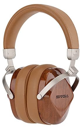 SIVGA Oriole Classic Holz Geschlossen Zurück Verdrahtet Dynamischen Kopfhörer (Braun)