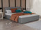 Vida Designs Lisbon Ottoman Faux Leather Bed, Grey (King Size 5Ft - No Mattress) (UKFR Certified)