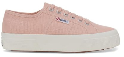 SUPERGA 2740 Platform, Schnürschuhe, Unisex, für Erwachsene, Pink Blush F Elfenbein, 41 EU