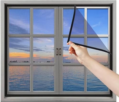 Fenêtre de calandre à vol 105x125cm de la calandre de protection contre les fenêtres sans forage