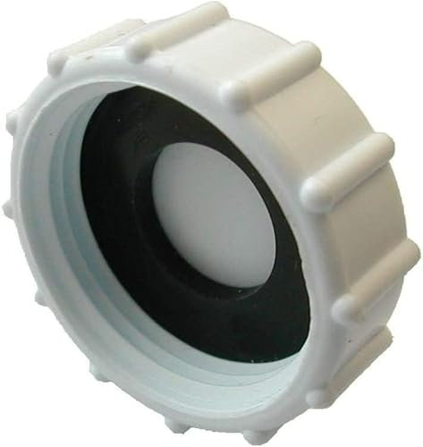 Bouchon d'obturation 32 mm Siphon et rondelle 3,6 cm Blanc