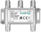 Axing BVE 4-01X 4-Fach Verteiler 7,5 dB 5-1800 MHz TV Data Internet Kabelfernsehen