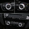PKW-Butler Blende 3x Passend für BMW 1er 2er 3er X1 X2 Silber Alu Radio Regler Knopf Rahmen