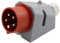 McPower CEE-Stecker Wandmontage IP44 Wandstecker | 415V, 16A Starkstrom Stecker | 5-polig für Wohnmobil Boot Aussenbereich Camping Caravan Industrie