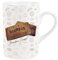 Purely Home Chocolate Bourbon Ceramic Mug - Novelty British Biscuits/Cookie Print - Tea Coffee Gift/Present Mug