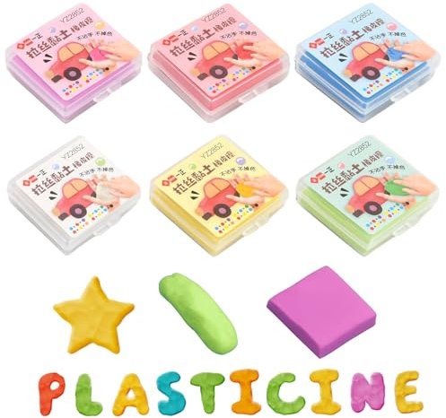 Focenat 12 Stück Knetradiergummi, Radiergummi Knete Set, Weich Knetgummi Radierer mit Aufbewahrungsbox, Knetradierer für Künstler, Kinder, Zeichnen, Malen, Skizzieren, Schreiben