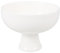 PRETYZOOM Ceramic Footed Bowl Decorative Pedestal Bowl for Table Decor Kitchen Counter Fruit Bowl 5 Inch Round Footed Serving Plate for Home Kitchen Counter Centerpiece Beige