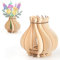 HIGH GODO Bouquet Vase für Blumenstrauß 10280 10313, Holzvase für Rosen Sonnenblumen Tulpen Kirschblüten Blumen, Geschenk Deko für Frauen Erwachsene