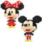 1516 Stück Micro Bausteine Spielzeug Set, Mini 3D Modell Blocks Set 3D-Puzzle Mit Cartoon Anime Figuren, DIY Lernspielzeug Geschenk Für Kinder Erwachsene