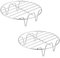 2X Rejilla para Freidora de Aire 6 Pulgadas, Soporte de Acero Inoxidable Parrilla para Freidora de Aire, Accesorios para Freidoras de Aire, Multiusos Rejilla para Cocinar al Vapor, Enfriar