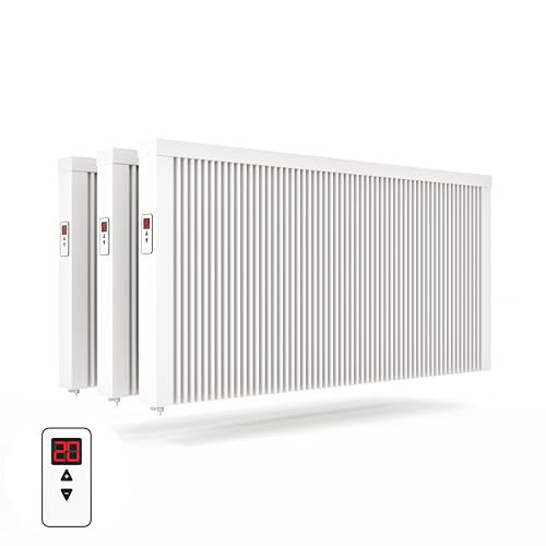 eVARMO 3x „areo direct“ 2600 Watt im SET elektrische Heizung/Elektroheizung mit Schamottekern zur Wandmontage/Elektroheizkörper (Elektroofen)