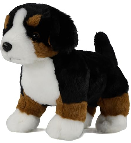 Uni-Toys - Berner Sennenhund, stehend - Ohne Leine - 29 cm (Länge) - Plüsch-Hund - Plüschtier, Kuscheltier