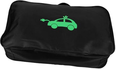 Mobestech Sac de rangement pour chargeur électrique portable de forme rectangulaire pour câbles EV, sac compact et durable pour une utilisation en extérieur, idéal pour et les voyages
