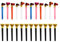 VICASKY Gebläse Party Spielzeug 24 Stücke Blasen Drachen Pfeifen Noise Maker Party Favor