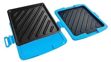 Mikrowellen-Toastie - Sandwichmaker, 16.8cm kontaktgrill - Antihaft-Sandwichhersteller für schnelle Zubereitung von Toast, Paninis und Frühstück, ideal für Zuhause, Büro, Wohnheim und unterwegs