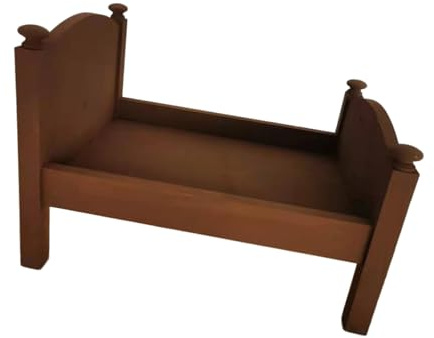 Wooden Small Bed/Round Table for Newborns Photography Baby Posing Assist/Side Table Photo Props for Photographers Newborns Photography Props