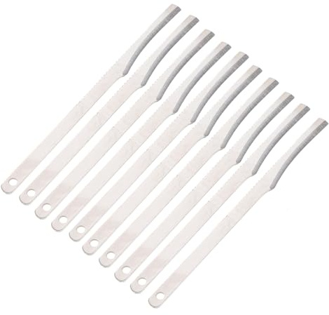 10 Stück Edelstahl Fußschaber und Zehennageltrimmer für Hand und Fuß | Silber, Multifunktionales Fußpflegezubehör, Hornhautentferner und Hautschaber