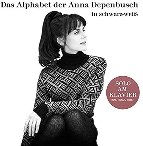 Das Alphabet der Anna Depenbusch in Schwarz-Weiß