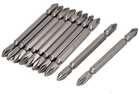 Aexit 10PCS PH2 Double End Metal Magnetic Phillips Screwdriver Bit 80mm Long (c957443075f9ac1d94890b93450fd0ae)