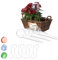 Relaxdays Globes d’arrosage en Plastique, Lot de 12, Distributeur Eau Plantes, 2 semaines, Pot Fleurs, 250 ML, Transparent