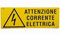 TrAdE Shop Traesio Cartello ATTENZIONE Corrente ELETTRICA SEGNALETICA Sicurezza Avvertimento