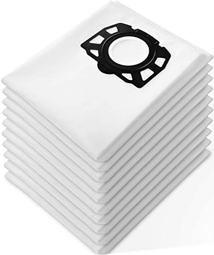 10 Stück Staubsaugerbeutel für Kärcher 2.863-006.0 Vliesfilterbeutel 487 Ersatzbeutel WD4 WD5 WD6 WD5P WD6P Premium MV4 MV5 MV6 Beutel Filtertüten Nass & Trockensauger Staubbeutel Bags