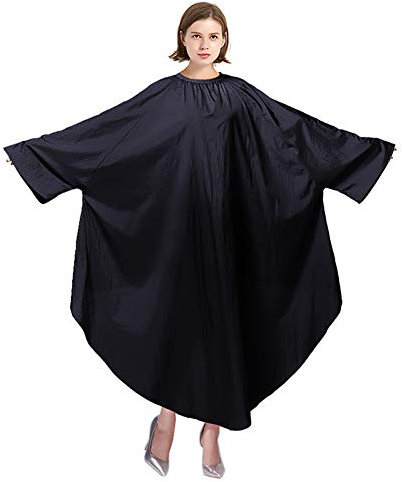 GOGO Barber Cape Haarschnitt Friseurumhänge Unisex Salon Cape mit Ärmeln für Salon Haarschneiden Friseur
