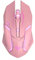 Rosa nero ergonomico 2.4G mouse ricaricabile per PC computer mute retroilluminato USB ottico wireless mouse da gioco rosa